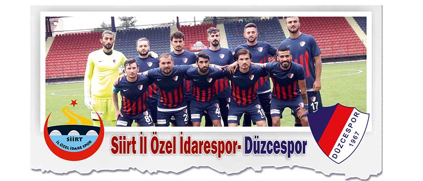 Siirt İl Özel İdarespor- Düzcespor 1-0