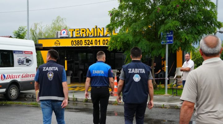 ZABITA VE İL SAĞLIK’TAN TERMİNALDE DENETİM!