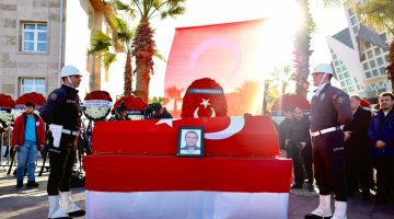 ŞEHİT POLİSİMİZ SON YOLCULUĞUNA UĞURLANDI!
