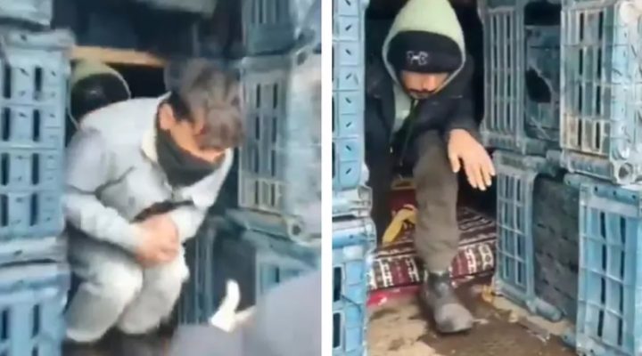 KAMYON KASASINDA 14 AFGAN YAKALANDI!