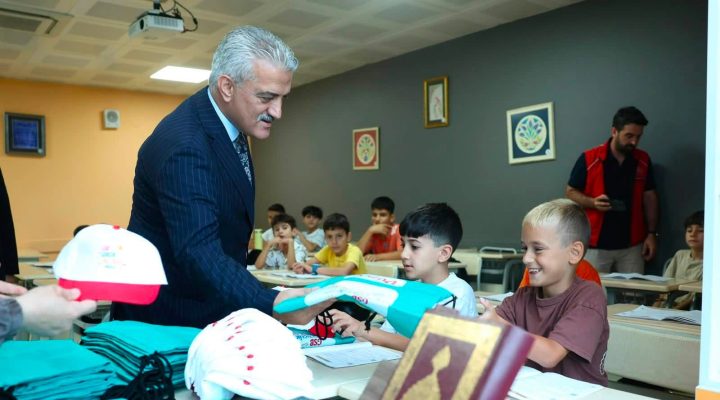 VALİ MAKAS YAZ KURAN KURSU ÖĞRENCİLERİNİ ZİYARET ETTİ!