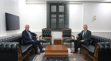 VALİ MAKAS’TAN BAŞSAVCI ÜNALAN’A HAYIRLI OLSUN ZİYARETİ!